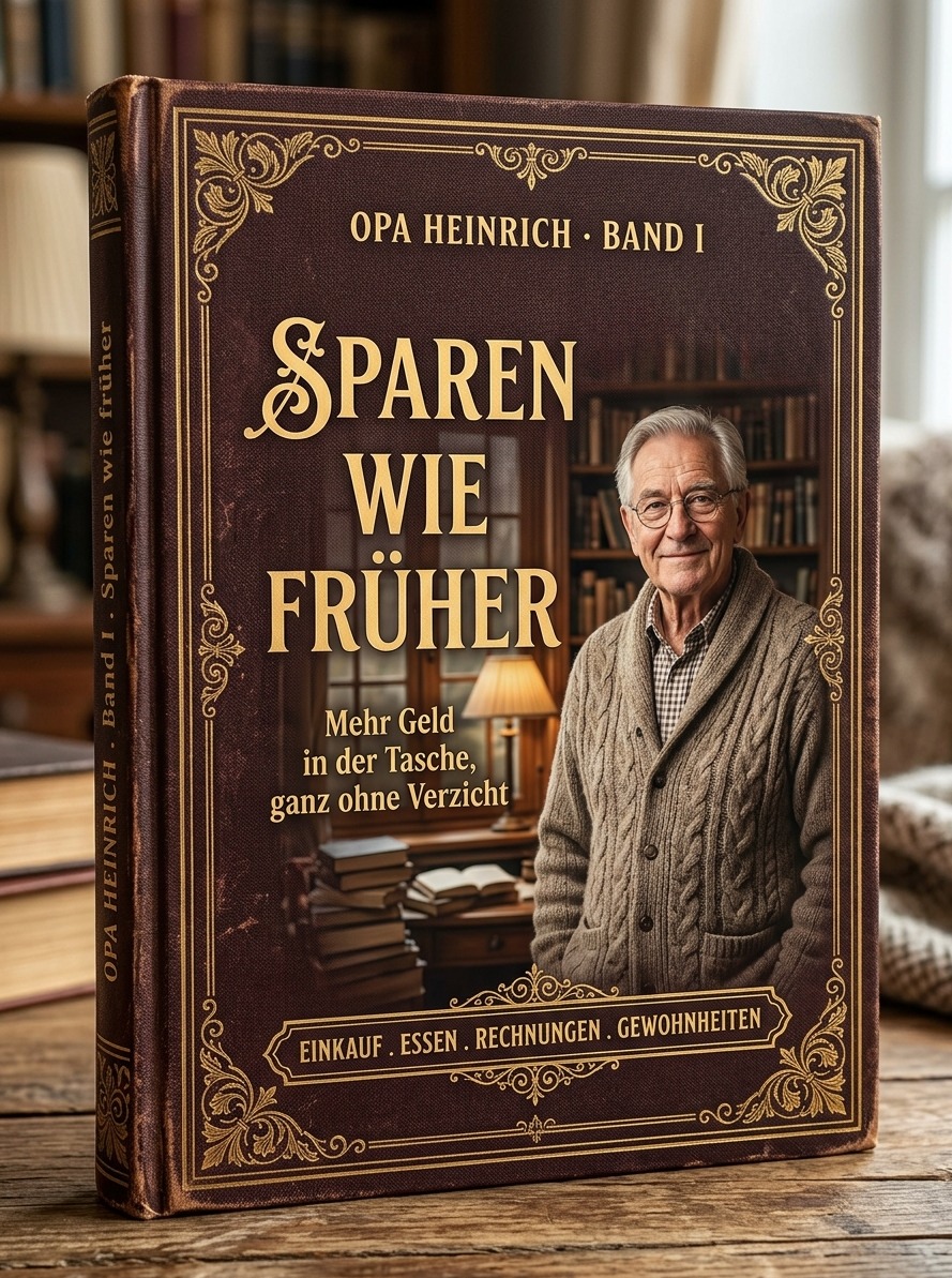 Buchcover Band I, Sparen wie zu Opas Zeiten