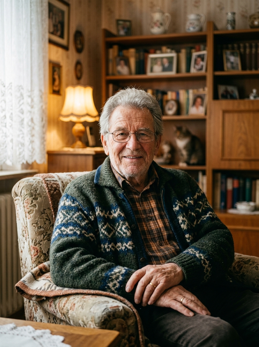 Opa Heinrich, Foto des Gründers